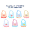 Waterproof Silicone Baby Bib with Crumb Catcher Pocket