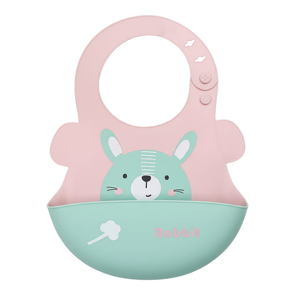 Hopop Easy Clean Crumb Catcher Silicone Bib