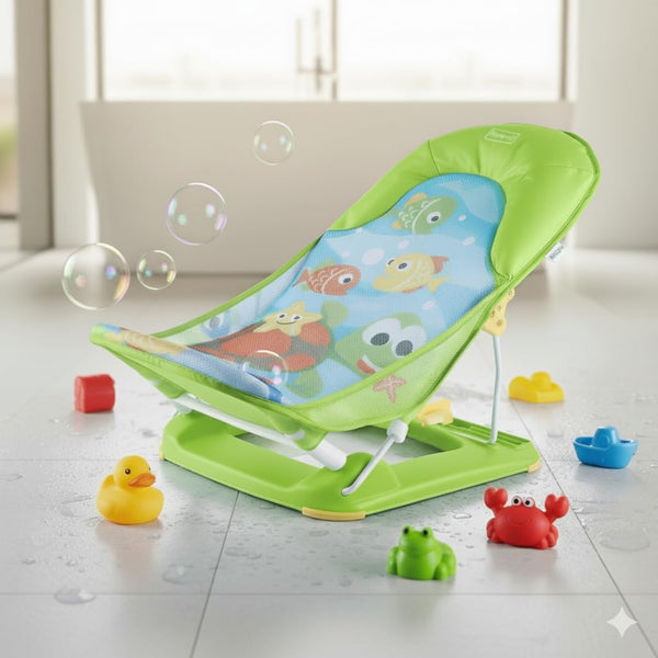 Anti-Skid Compact Baby Bather for Safe & Comfortable Bath Time