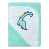 Hopop Soft & Absorbent Hooded Baby Bath Towel - Green