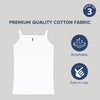 Baby Girl’s Sleeveless Cotton Camisole Vest – Pack of 3