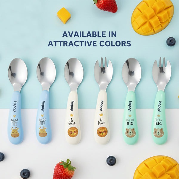 Stainless Steel Spoon & Fork Set with Travel Case – Portable & Durable Cutlery