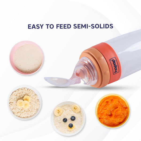 Soft Squeezy Silicone Food Feeder-90 ml - hopop.in