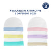 Soft & Comfortable Cotton Baby Caps - Pack of 3