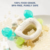 Silicone Baby Teether | Sensory Chew Toy for Gum Relief | Pack of 1- Assorted