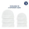 Soft & Comfortable Cotton Baby Caps - Pack of 3 ( White)