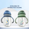 Soft Silicone Straw Sipper Cup -240 ml - hopop.in