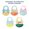 Safe BPA-Free Silicone Bib for Babies – Easy Clean & Reusable