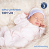 Soft & Comfortable Cotton Baby Caps - Pack of 3