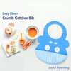 Easy Clean Crumb Catcher Silicone Bib