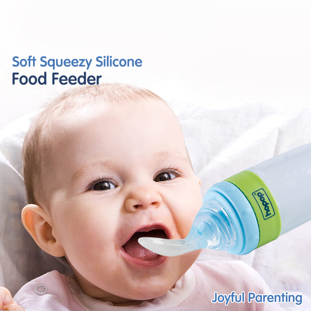 ERINGOGO Supplement Food Squeeze Feeder With Food Grade Silicone Spoon