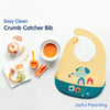 Easy Clean Crumb Food Catcher Silicone Bib