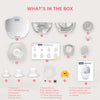 Wearable electric breast pump for nursing mothers