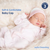 Soft & Comfortable Cotton Baby Caps - Pack of 3