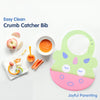 Easy Clean Crumb Catcher Silicone Bib