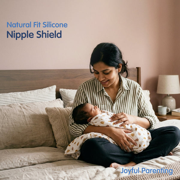 Natural Fit Silicone Nipple Protector/Shield with Case