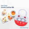 Easy Clean Crumb Catcher Silicone Bib