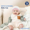 Soft & Comfortable Cotton Baby Caps - Pack of 3