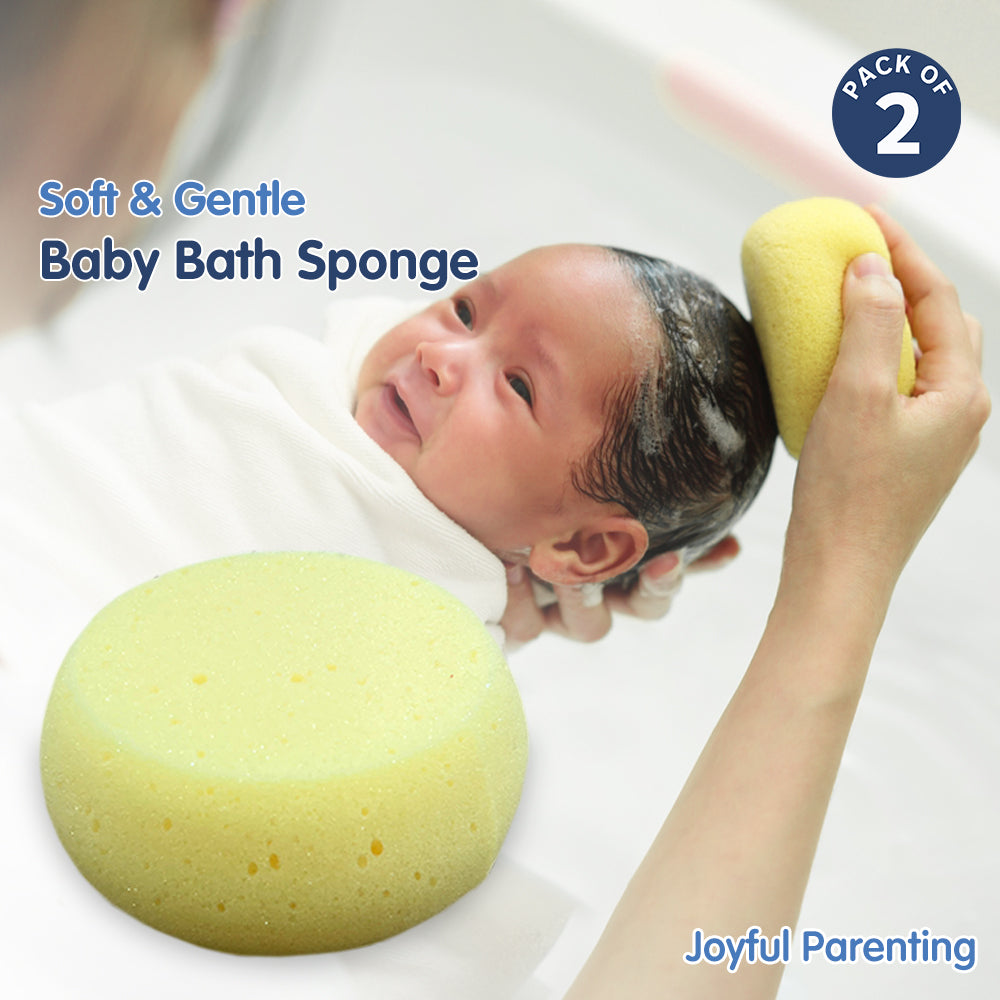 Soft Gentle Baby Bath Sponge – Pack of