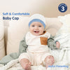 Soft & Comfortable Cotton Baby Caps - Pack of 3