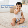 Washable and Reusable Cloth Diaper for Babies