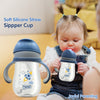 Soft Silicone Straw Sipper Cup -240 ml - hopop.in