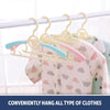 Anti-slip baby hanger set for organized kids closets