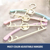 Anti-slip baby hanger set for organized kids closets
