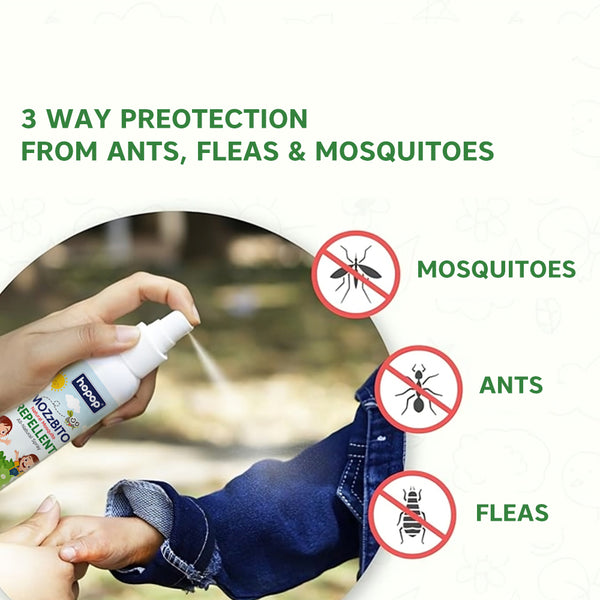 HOPOP mosquito spray for outdoor and indoor baby safety