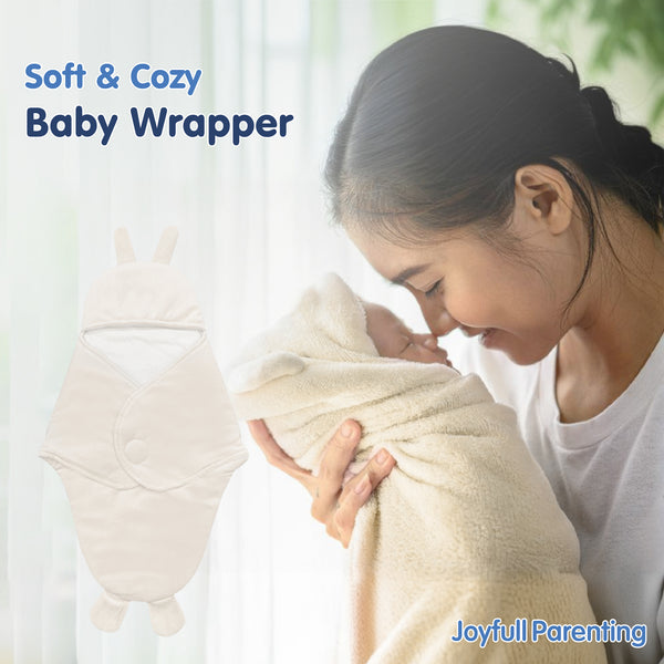 Hopop Baby Soft Fleece Hooded Wrapper Blanket