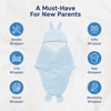 Baby Soft Fleece Hooded Wrapper Blanket - hopop.in