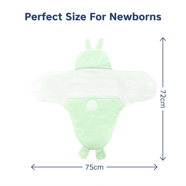 Hopop Baby Soft Fleece Hooded Wrapper Blanket