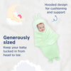 Baby Soft Fleece Hooded Wrapper Blanket - hopop.in