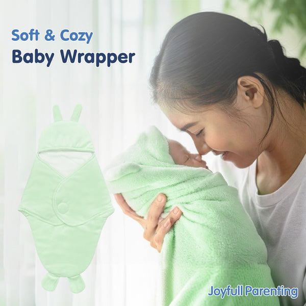 Hopop Baby Soft Fleece Hooded Wrapper Blanket