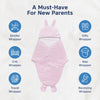 Baby Soft Fleece Hooded Wrapper Blanket - hopop.in