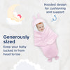 Baby Soft Fleece Hooded Wrapper Blanket - hopop.in