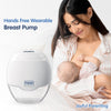 Hands-free electric breast pump for breastfeeding mothers