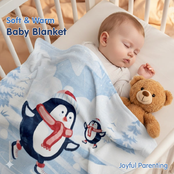 Cozy baby blanket – gentle on skin, soft and warm for newborns