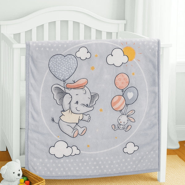 Cozy baby blanket – gentle on skin, soft and warm for newborns