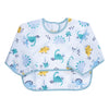Waterproof Long Sleeve Baby Bib with Crumb Catcher Pocket