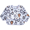 Waterproof Long Sleeve Baby Bib with Crumb Catcher Pocket