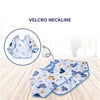 Waterproof Long Sleeve Baby Bib with Crumb Catcher Pocket