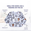 Waterproof Long Sleeve Baby Bib with Crumb Catcher Pocket