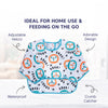 Waterproof Long Sleeve Baby Bib with Crumb Catcher Pocket