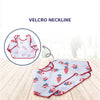 Waterproof Long Sleeve Baby Bib with Crumb Catcher Pocket