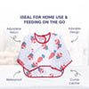 Waterproof Long Sleeve Baby Bib with Crumb Catcher Pocket