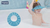 Adjustable shampoo hat protecting baby’s eyes and ears