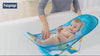 Compact baby bather in folded position for travel
