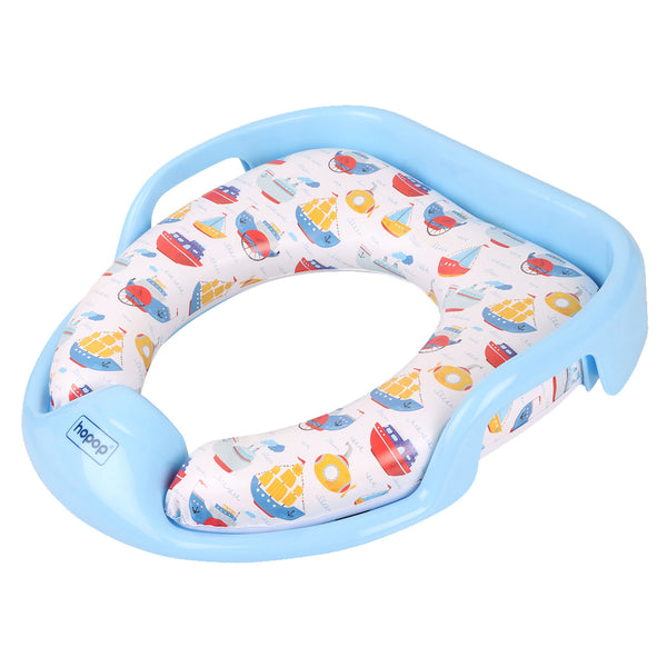 "Cushioned Baby Toilet Training Seat with Handles – Comfortable and Safe