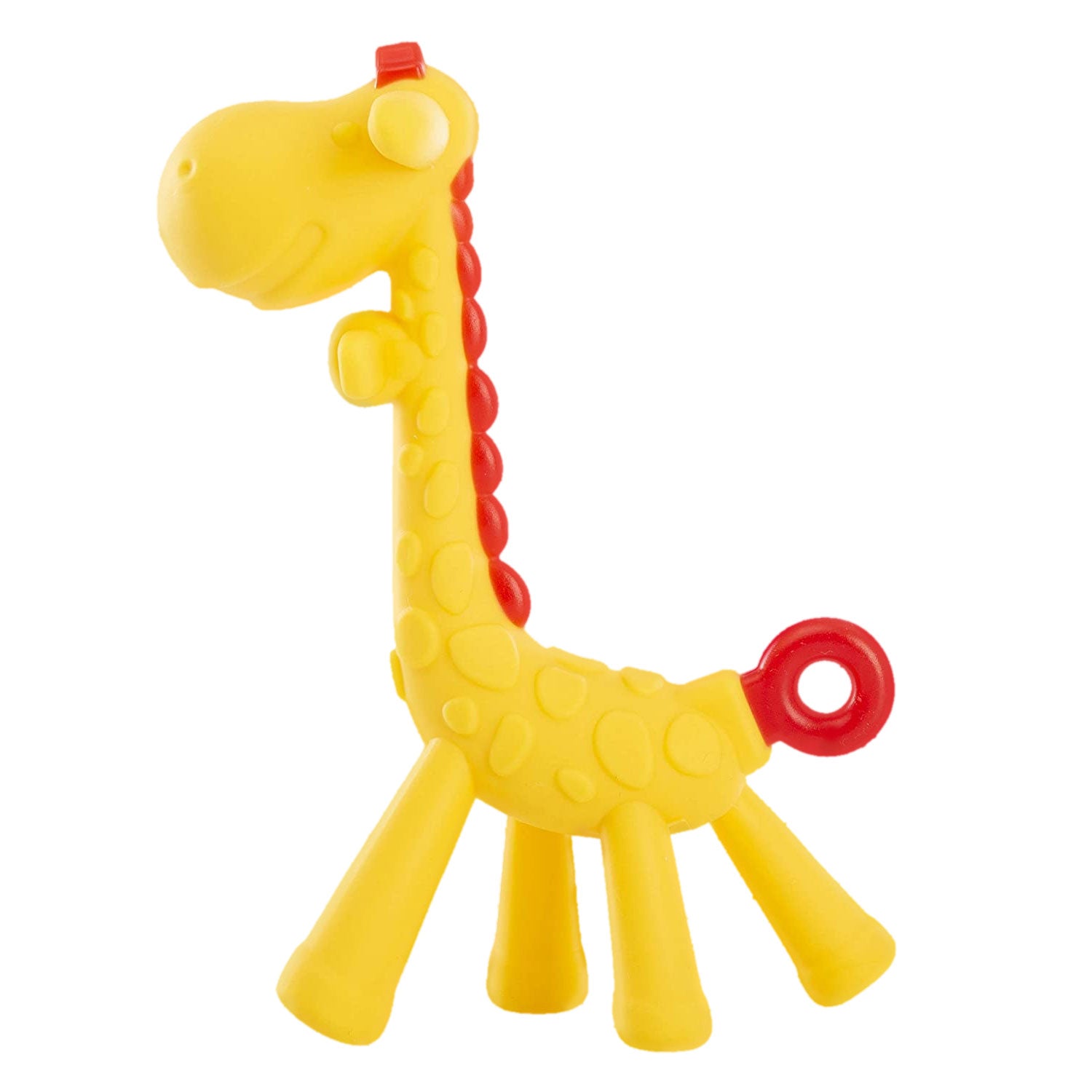 Silicone Giraffe Teether for Baby – Safe Soothing Teething Toy